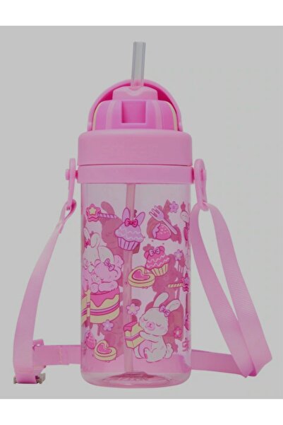 SMIGGLE Out & About Teeny Tiny -Tavşan Desenli Kreş Boy Suluk 400Ml