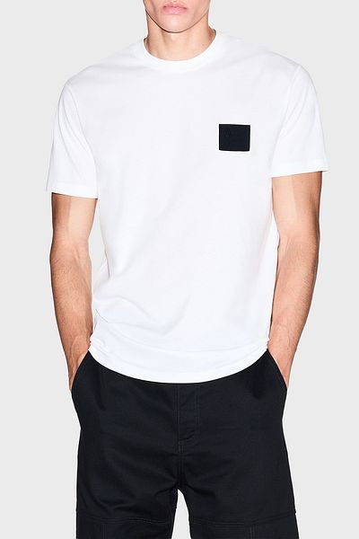 Armani Exchange With Logo 100% Cotton Regular Fit Crew Neck t Shirt Men t Shirt Xm001456 Af10358 U