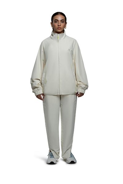 duneus Unisex Zip-Up Track Jacket - Off White