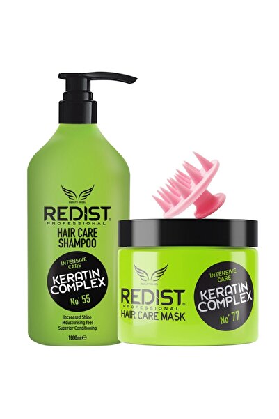 Redist Set Profesional pentru reparare, protejare si hidratare a parului cu Keratina, Redist, sampon 1000 m