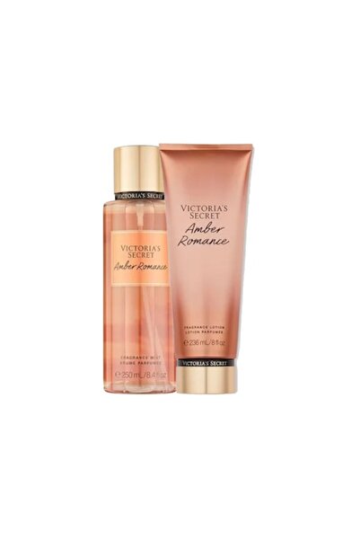 Victoria's Secret Σετ σπρέι + λοσιόν σώματος Amber Romance, 250 ml + 236 ml