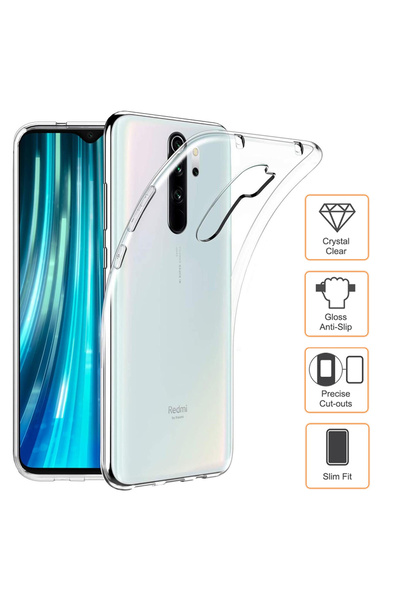 iShield Carcasă subțire din silicon pentru Xiaomi Redmi Note 8 Pro - Husă fle...