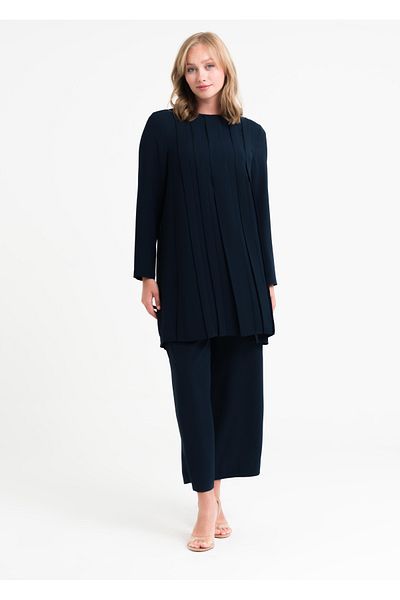 Armağan O-Neck Pleated Tunic