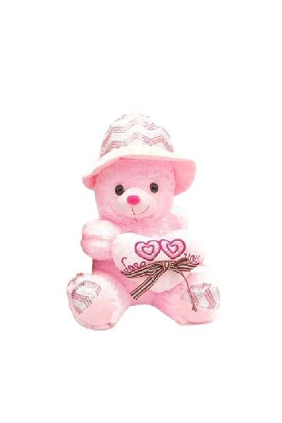 Generic Cotton teddy bear with a hat and a heart