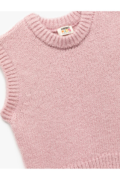 Koton Bisiklet Yaka Kolsuz Basic Triko Süveter