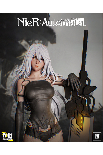 Poly Collectibles Nier: Automata – A2 – YoRHa’nın Asi Savaşçısı Premium Colle...