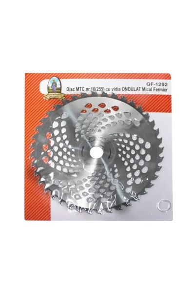 micul fermier Circular Disc Vidia for Brush Cutter/Trimmer, Micul Fermier, 255 x 25.4 mm, 40 teeth