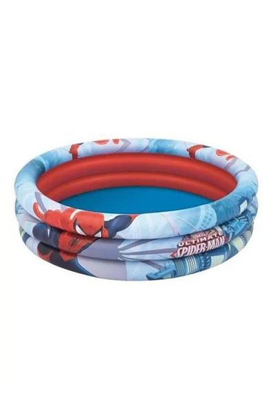 Strend Pro Inflatable Pool for Kids, Round, 122 x 30 cm, Bestway Spider-Man
