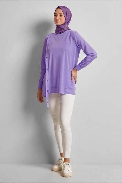 Alvina Eyelet Detail Tracksuit Tunic 45701