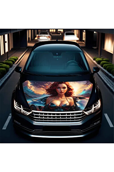 Avex Folie Capota Auto "Hood Art" rezistenta la exterior, marime L (180 x 130 cm)