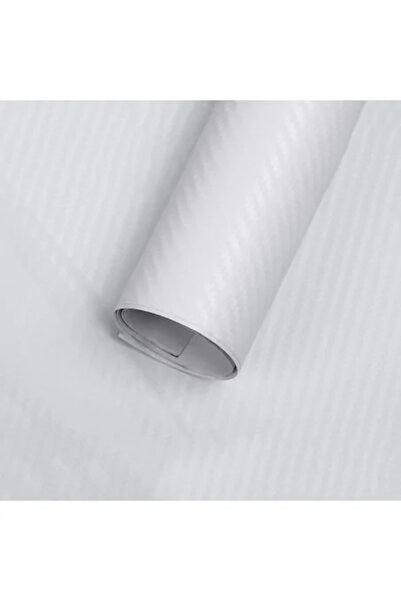 Avex Τρισδιάστατη μεμβράνη περιτύλιξης αυτοκινήτου από άνθρακα - Λευκή (3 m x 1,27 m)