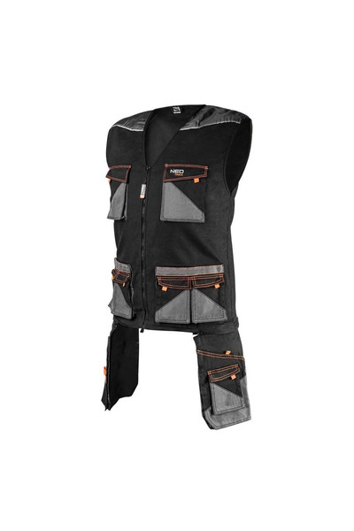 NEO Pracovní vesta slim fit, extra kapsy, HD model, velikost XXXL/58