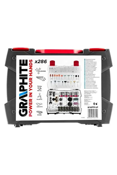 graphite Sada příslušenství k minipozoru, 286 kusů,