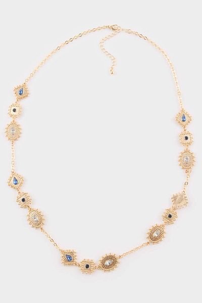 DeFacto Women's Stone Gold Necklace F6623Axns