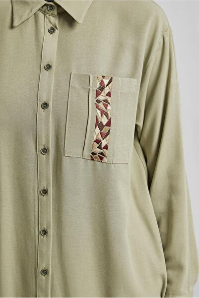 Alvina VİSKON KETEN TUNİK 45646