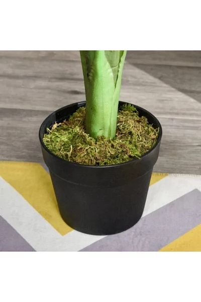 ART Artificial Plant, Monstera with Pot, Green, 85 cm