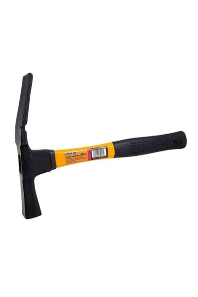 Strend Pro Bricklayer's Hammer with Fiberglass Handle - 600 g Yellow/Black