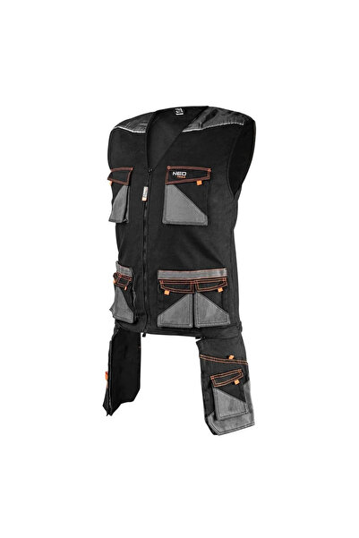 NEO Pracovní vesta Slim Fit s extra kapsami, HD model, velikost L/52