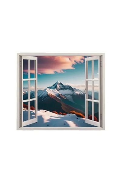 Avex Color Printed Foil for Wall Decoration, 125 x 110 cm, Model: VIEW TO HAVEN 36