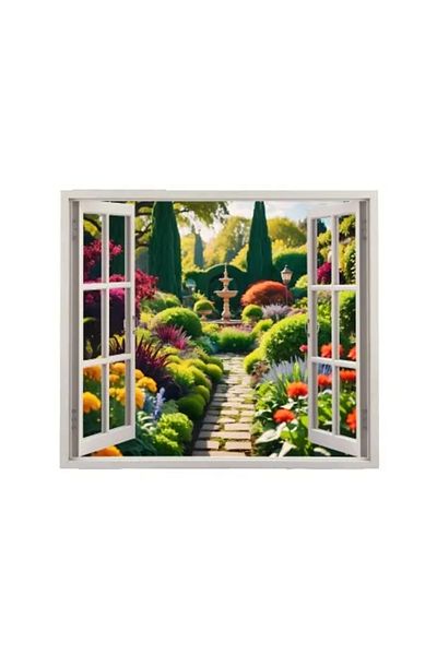 Avex Color Printed Foil for Home Wall Decoration, Size 125 x 110 cm, Model: VIEW TO HAVEN 12