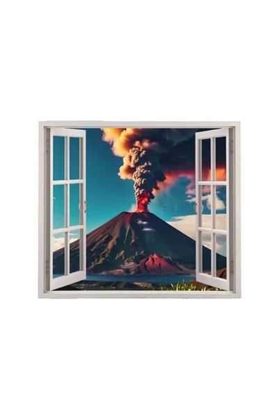 Avex Printed Color Foil for Wall Decoration, Size 125 x 110 cm, Model: VIEW TO HAVEN 11