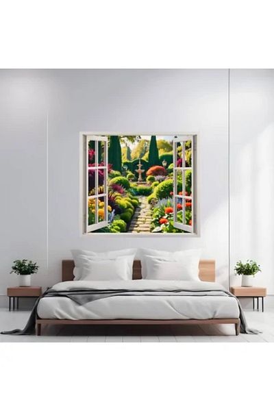 Avex Color Printed Foil for Home Wall Decoration, Size 125 x 110 cm, Model: VIEW TO HAVEN 12