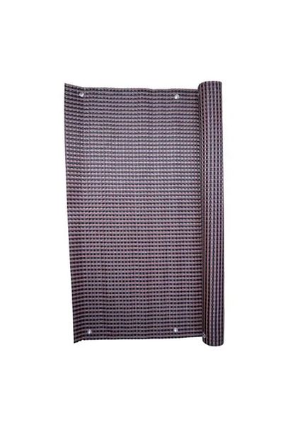 Artool Privacy Screen for Balcony, Terrace, Fence, UV Resistant, 800 g/m2, Brown, Black, 3 x 0.9 m