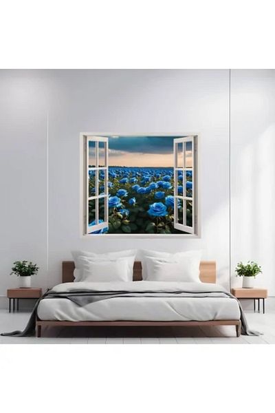 Avex Color Printed Foil for Wall Decoration, Size 125 x 110 cm, Model: VIEW TO HAVEN 29
