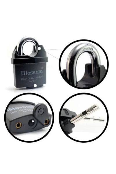 blossom Padlock 50 mm, 3 keys,