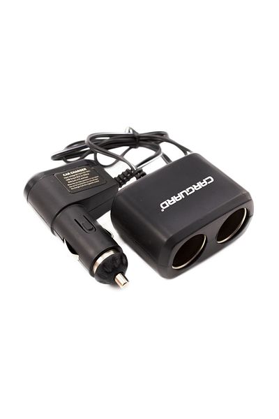 Mercaton Double socket for car charger, with cable + USB 1A