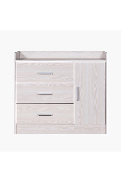 Home Box خزانة بيلا الصغيرة ذات الأدراج الثلاثة بدون مرآة