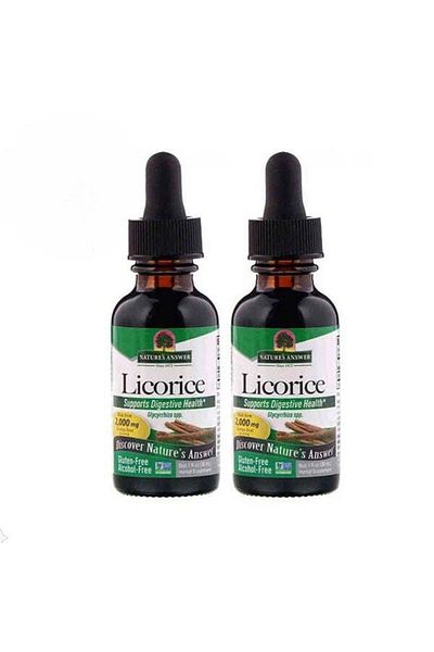 Natures Answer Licorice Root Drops 30ml x 2 bottles