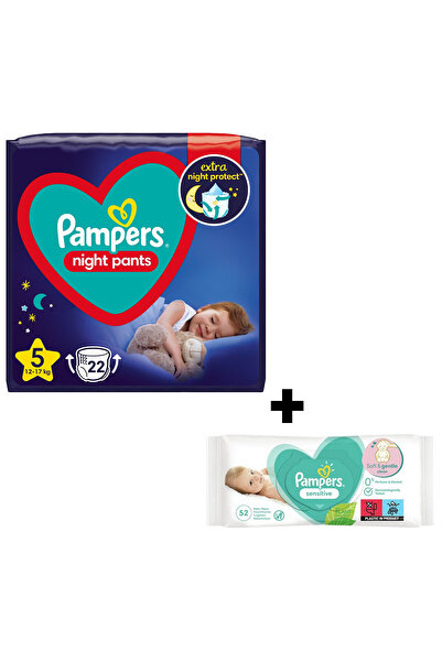 Pampers Pants Pachet Pampers Pants Night Scutece Chilotel Bebe Nr 5 22 Buc + ...