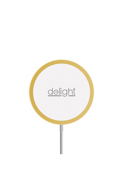 Mercaton Delight – Magnetic Wireless Charging Pad – Type C – Gold