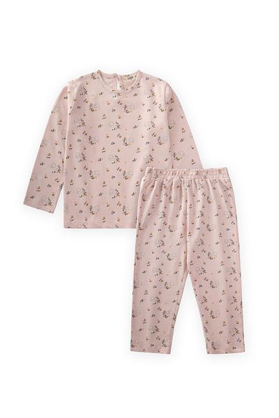 Cigit Patterned Pajama Set 2-8 Years Old Fox Pattern
