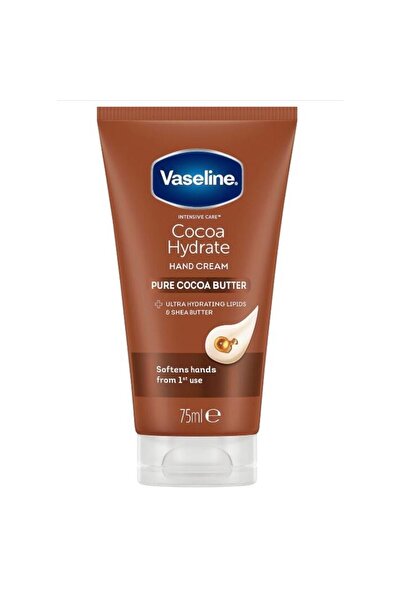 Vaseline Hydrating Hand Cream for Dry Hands with Ultra-Hydrating Lipids, Vaseline, 75 ml