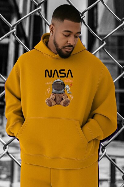 BENROMA Nasa Printed Oversized Sweatshirt