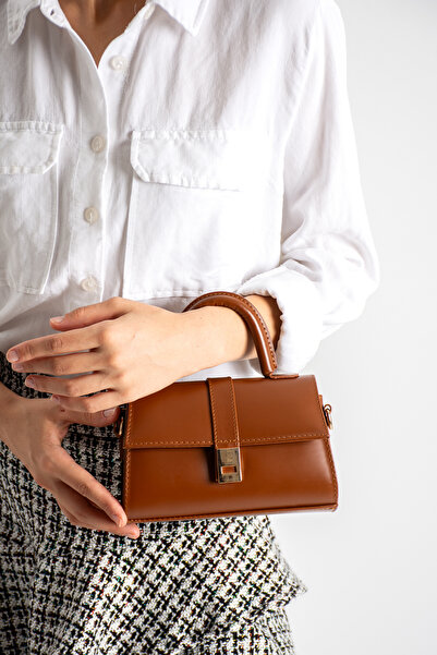 grand coco Women's Stylish Design Tan Hand and Shoulder Bag