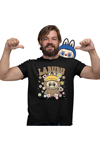 OEM Tricou Barbati Labubu Nerd Power