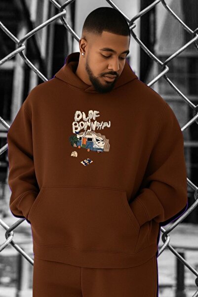 BENROMA Hanorac supradimensionat cu imprimeu VOSVOS CARAVAN, din bumbac piept...