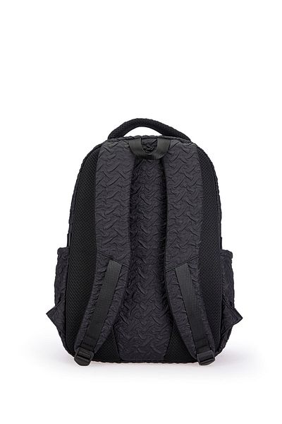 Pierre Cardin Unisex Black P.C School Bag Backpack 07Pc17735-S