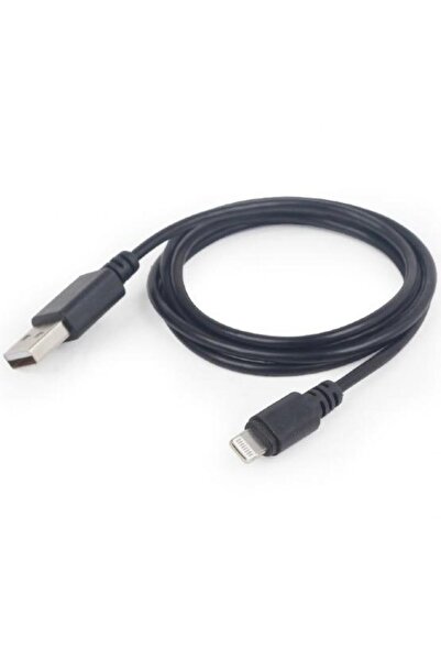 Gembird Cable for Power and Data CC-USB2-AMLM-1M, USB 2.0 (T) to Lightning (T), 1m, Black