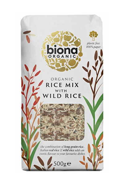 biona ανάμεικτο ρύζι με άγριο ρύζι 500 γρ.