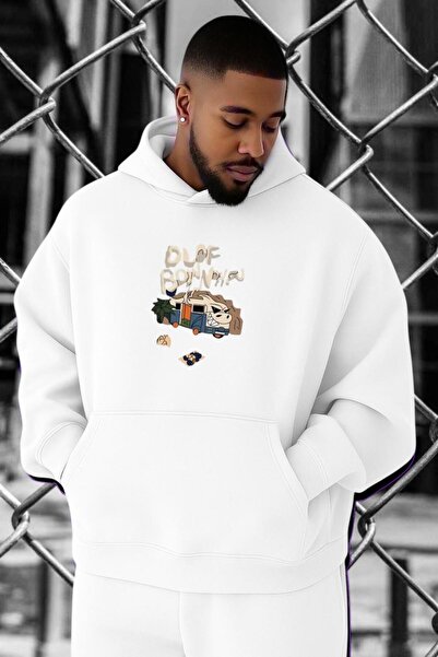 BENROMA Hanorac supradimensionat cu imprimeu VOSVOS CARAVAN, din bumbac piept...