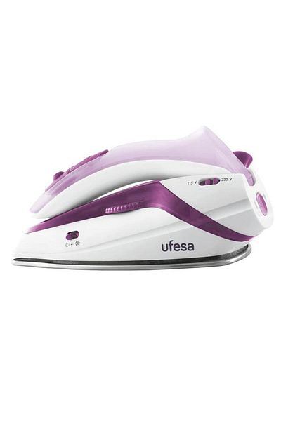 Ufesa Fier de călcat PERFECT TRIP, 1100 W, talpa inox, Jet de abur 75 g/min, Debit abur 15 g/min, 1