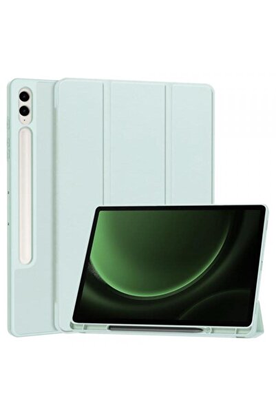 Techsuit Husă flexibilă triplă pentru Samsung Galaxy Tab S9 FE+ (albă)