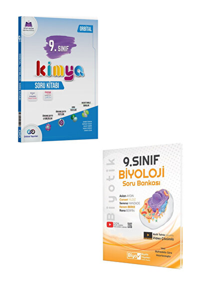 Biyotik Yayınları Orbital ve Biyotik Yayınları 9. Sınıf Kimya ve Biyoloji Sor...