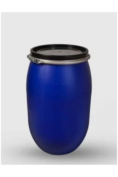 sterk Bidon 250 litri cu capac prin infiletare, Sterk, Plastic Albastru