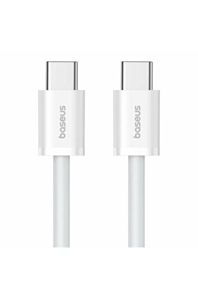 Baseus Data Cable Superior, Fast Charging, USB Type-C to USB Type-C 30W, 1m, White