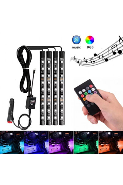 Led Light Alex Kit Lumini ambientale 12 smd rgb cu music controler